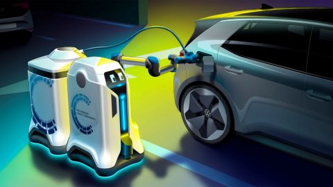 World Premiere: Revolution In The Underground Car Park – Volkswagen Lets Its Charging Robots Loose